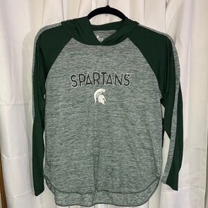 Michigan State Spartans G-III 4Her by Carl Banks Women's Bling Hoodie size XL